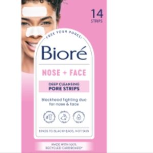 NWT blackhead fighting duo: Bioré Nose + Face Deep Cleansing Pore Strips